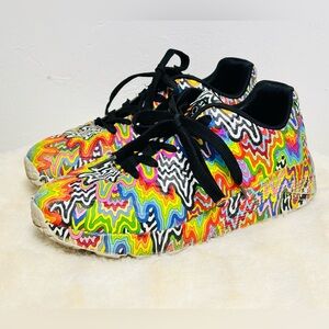 Skechers x Jen Stark Women's Uno - Infinite Drip Multicolor Sneakers Sz 4 youth